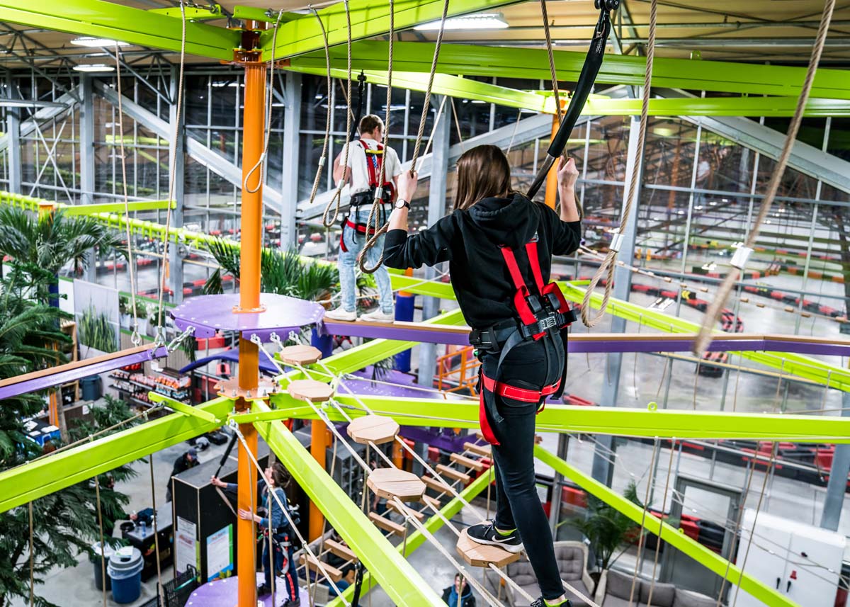 Stoked Centre Zipline Ropes Course